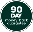 90-day money-back guarantee