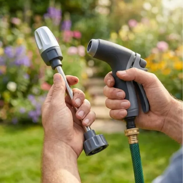 Attach the nozzle